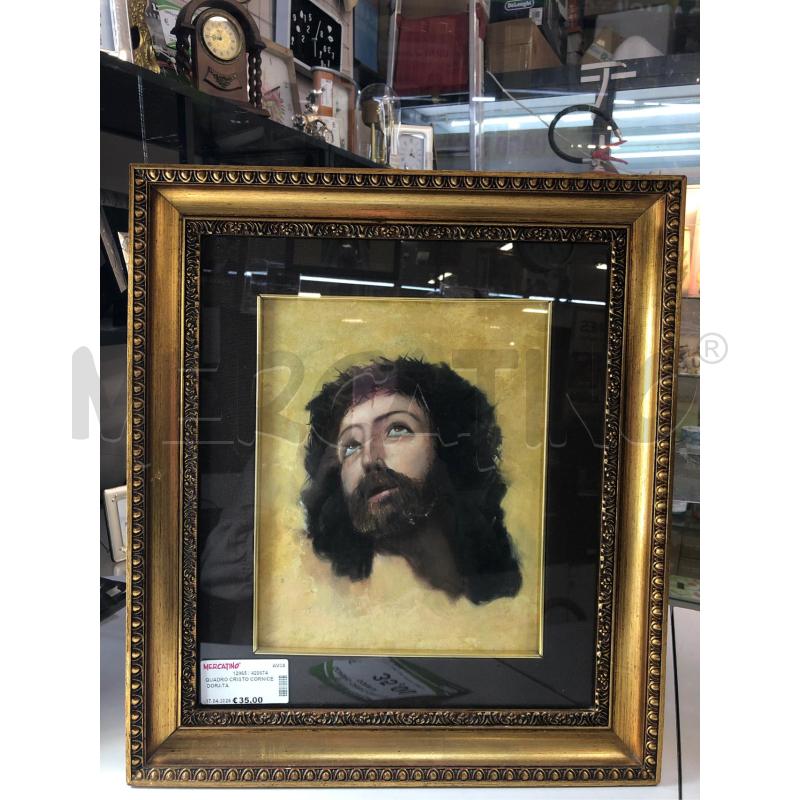 QUADRO CRISTO CORNICE DORATA  | Mercatino dell'Usato Avellino 1