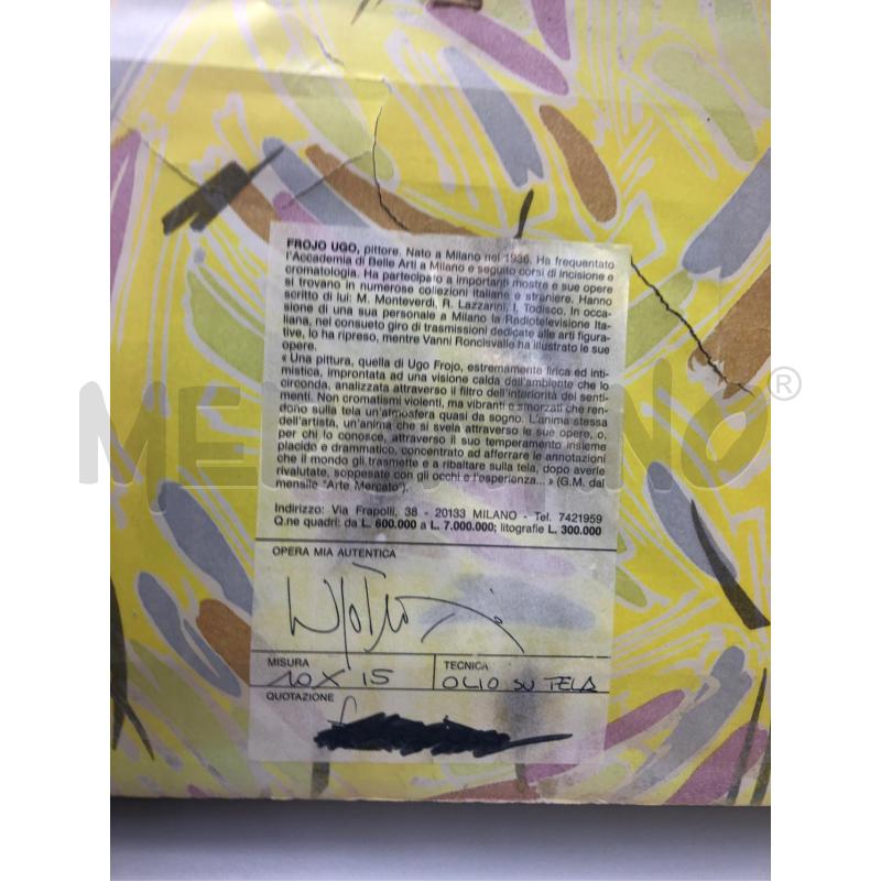 QUADRO FROJO UGO 10*15 CASA | Mercatino dell'Usato Avellino 2