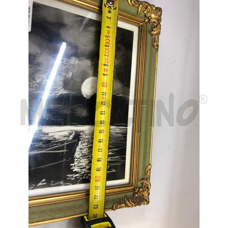 QUADRO MATTONELLA CORNICE DORATA  | Mercatino dell'Usato Avellino 5
