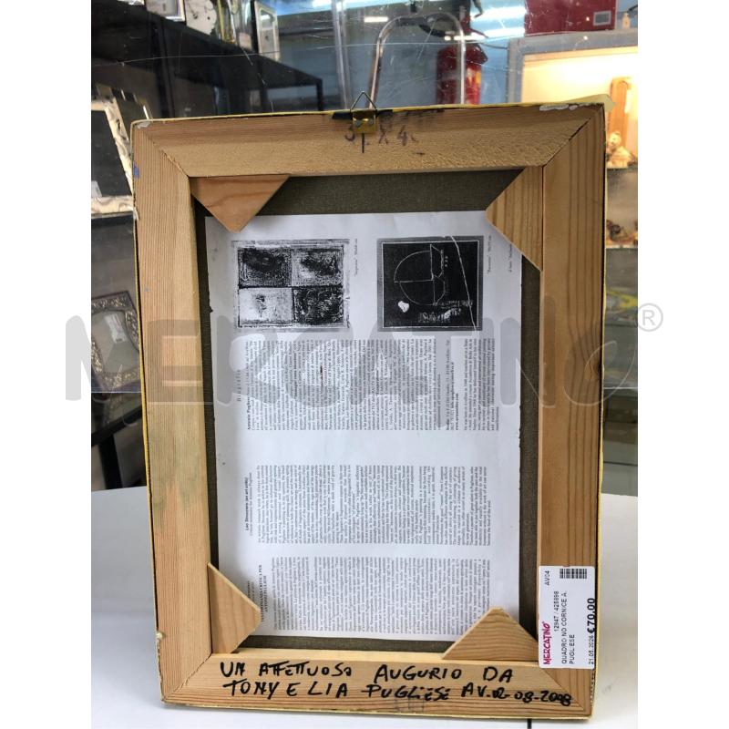 QUADRO NO CORNICE A. PUGLIESE  | Mercatino dell'Usato Avellino 3