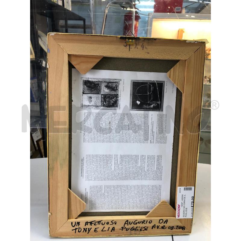 QUADRO NO CORNICE A. PUGLIESE  | Mercatino dell'Usato Avellino 4