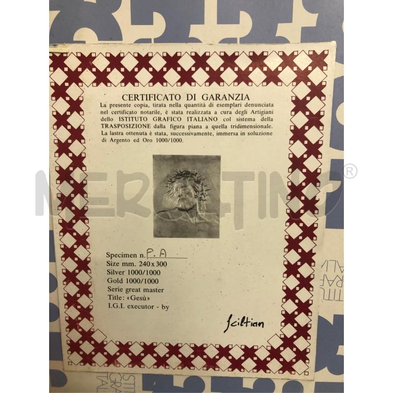 QUADRO SU LAMINA GREGORIO SCILTIAN  | Mercatino dell'Usato Avellino 5