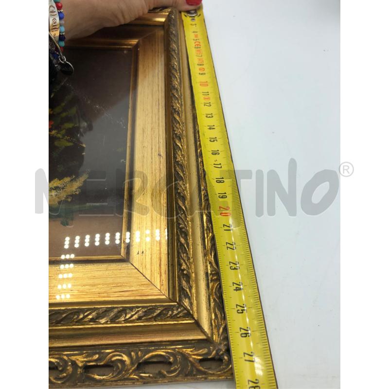 QUADRO VASO CON FIORI CORNICE DORATA  | Mercatino dell'Usato Avellino 4