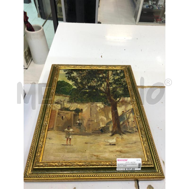 QUADRO VECCHIO BRESCIANI 21 35X55 | Mercatino dell'Usato Avellino 2