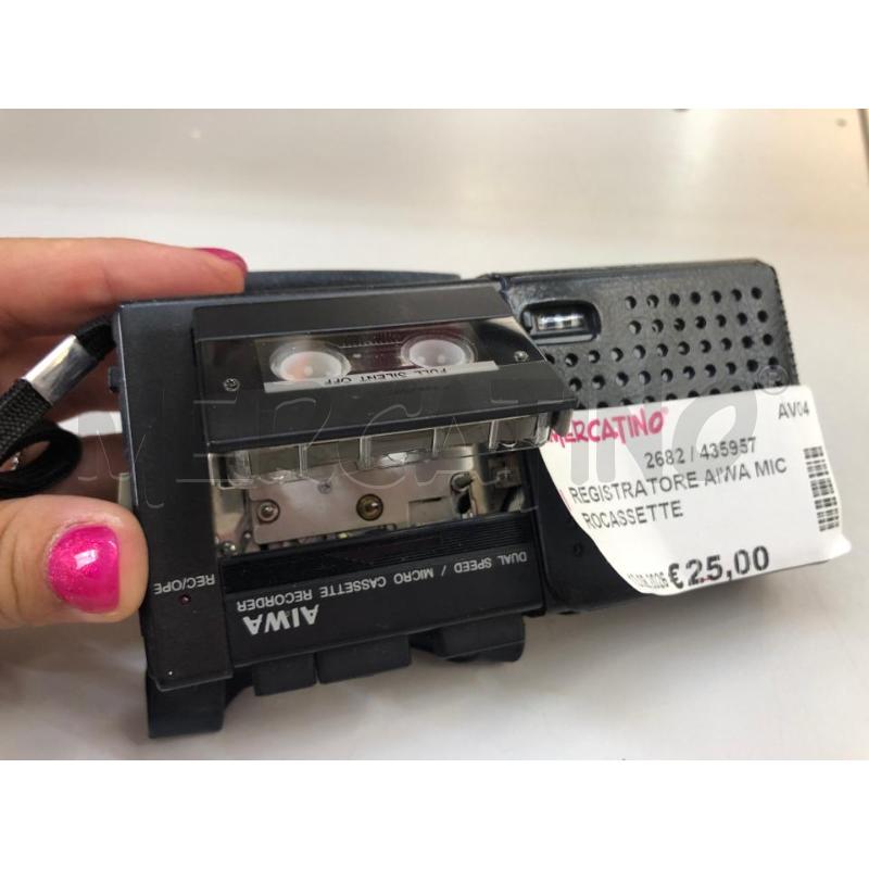REGISTRATORE AIWA MICROCASSETTE | Mercatino dell'Usato Avellino 4
