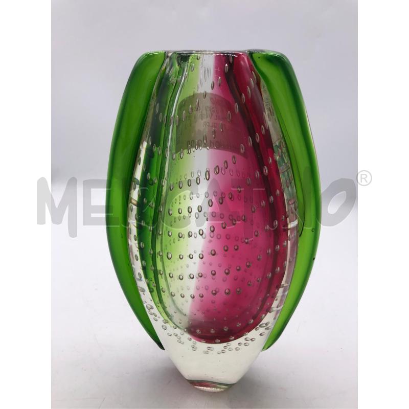 ROSENTHAL VASO IN VETRO MULTICOLOR  | Mercatino dell'Usato Avellino 1