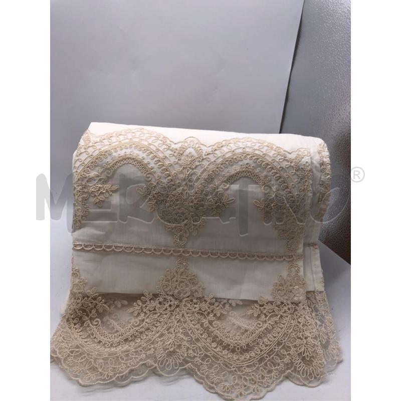 RUNNER BIANCO RICAMO BEIGE  | Mercatino dell'Usato Avellino 1