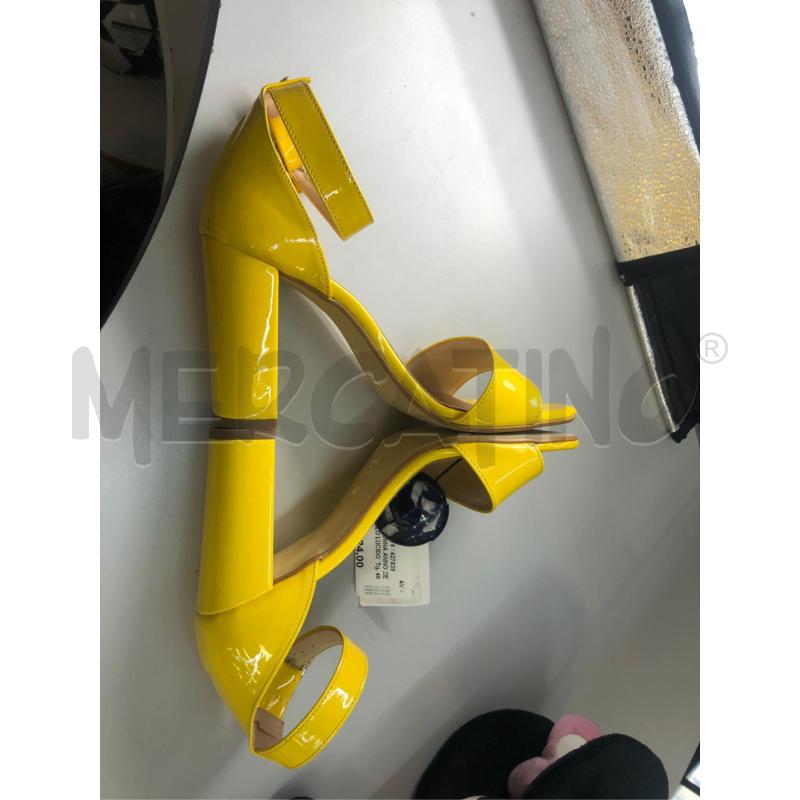 SANDALI DONNA ANNO ZERO GIALLO LUCIDO  | Mercatino dell'Usato Avellino 4