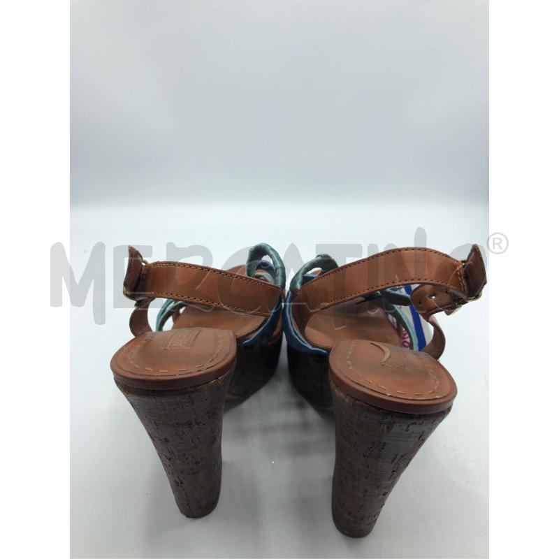 SANDALI DONNA AREZZO BEIGE VERDE AZZ  | Mercatino dell'Usato Avellino 3