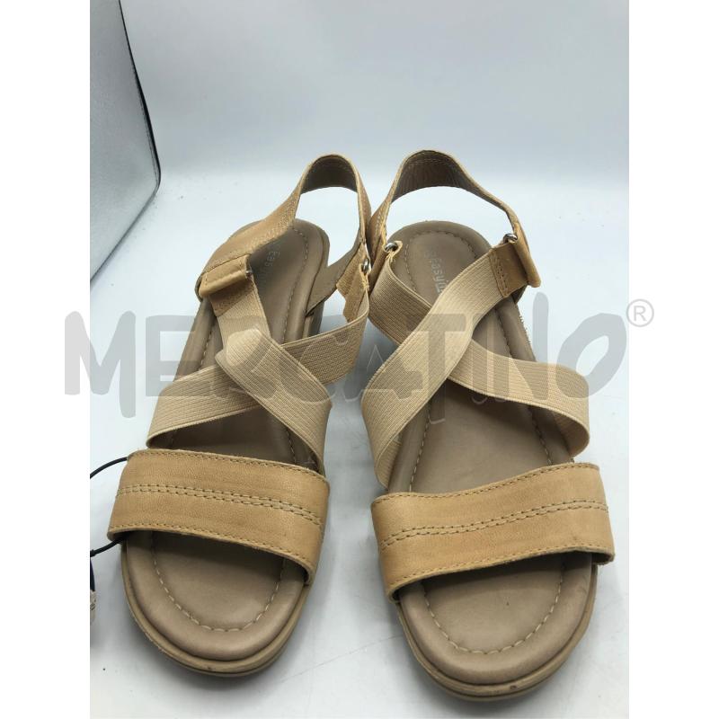 SANDALI DONNA BEIGE EASYN ROSES  | Mercatino dell'Usato Avellino 1