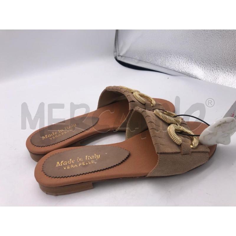 SANDALI DONNA BEIGE FRANG CC  | Mercatino dell'Usato Avellino 2