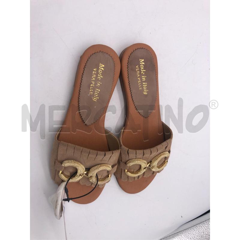 SANDALI DONNA BEIGE FRANG CC  | Mercatino dell'Usato Avellino 3