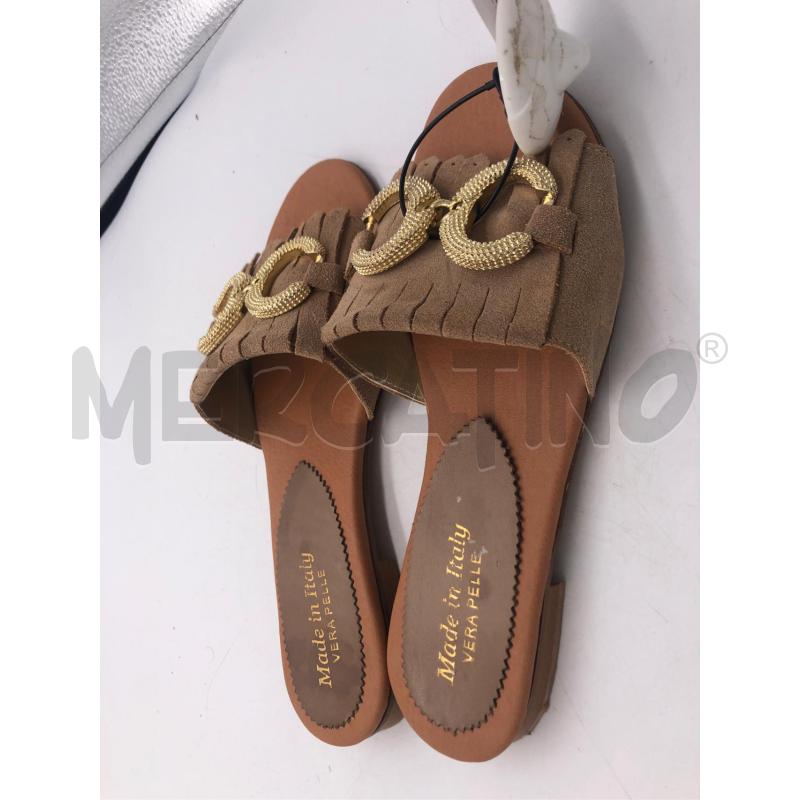 SANDALI DONNA BEIGE FRANG CC  | Mercatino dell'Usato Avellino 4