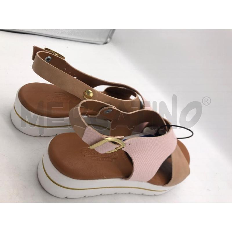SANDALI DONNA BEIGE ROSA EASYWALK | Mercatino dell'Usato Avellino 3