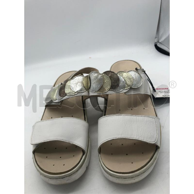 SANDALI DONNA BIANCO ARG DORAT CERCHIETT WALK | Mercatino dell'Usato Avellino 2