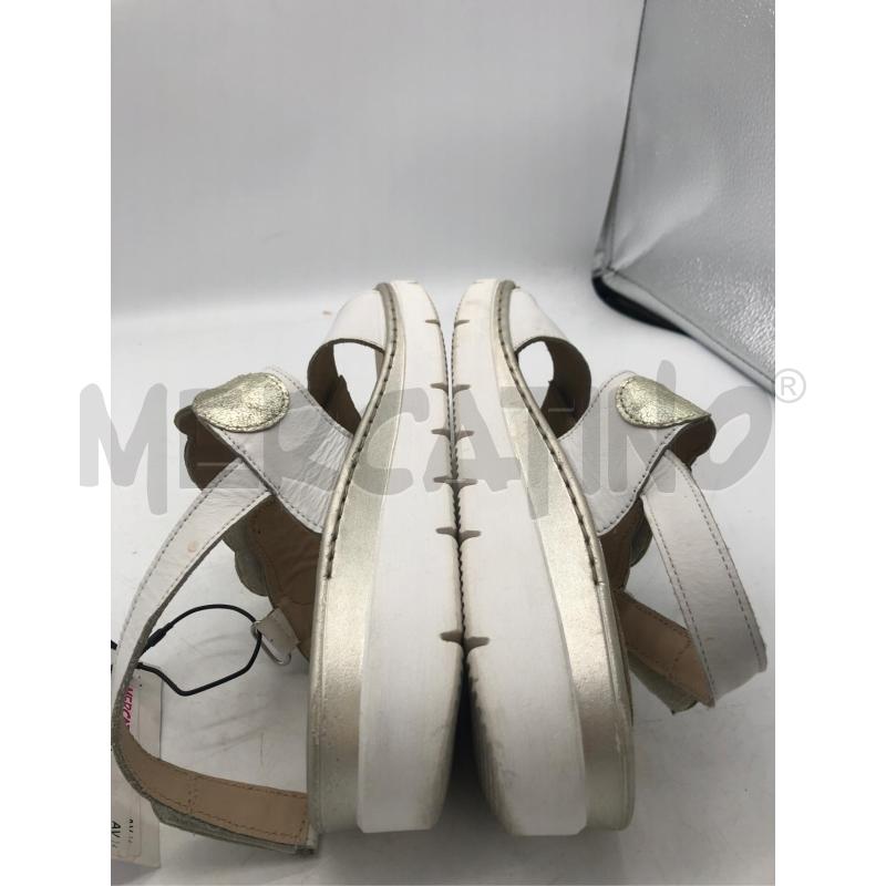 SANDALI DONNA BIANCO ARG DORAT CERCHIETT WALK | Mercatino dell'Usato Avellino 4