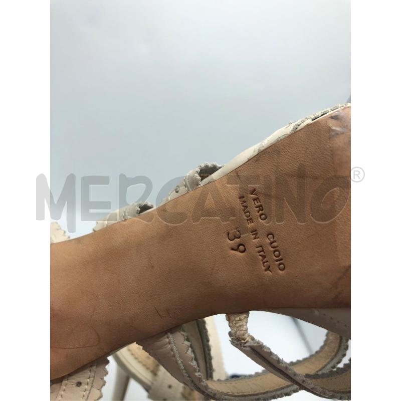 SANDALI DONNA BLUMARINE GHIACCIO | Mercatino dell'Usato Avellino 4