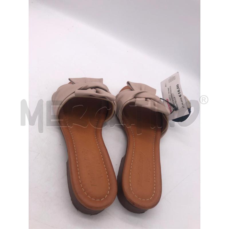 SANDALI DONNA FIOCCO ROSA PELLE | Mercatino dell'Usato Avellino 3
