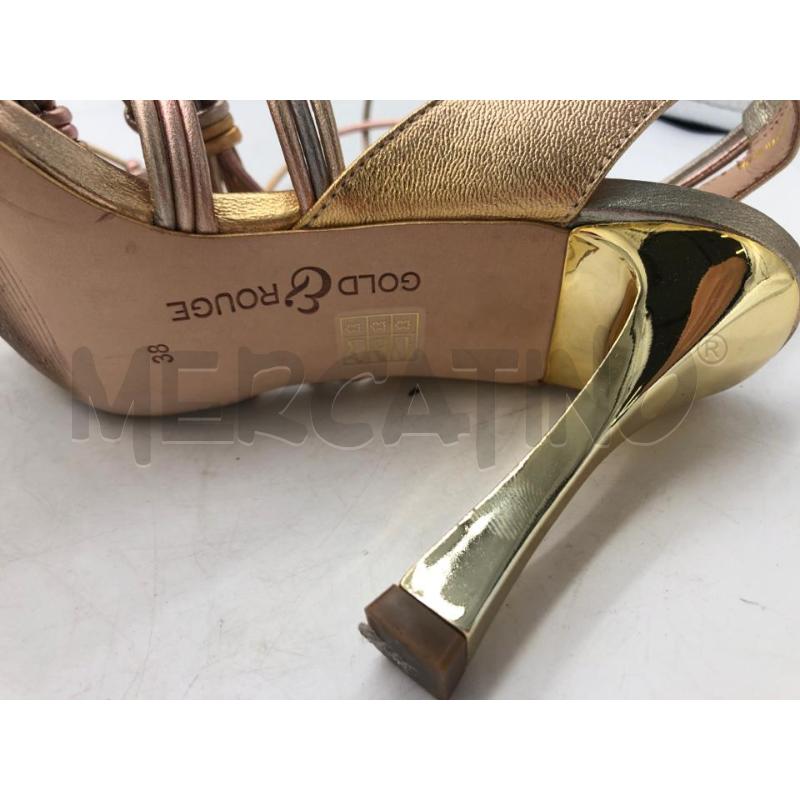 SANDALI DONNA GOLD ROUGE ROSE GOLD | Mercatino dell'Usato Avellino 4