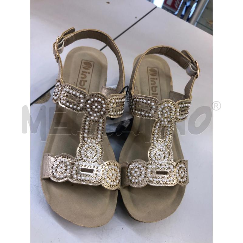 SANDALI DONNA INBLU DORAT PERLIN BIANC | Mercatino dell'Usato Avellino 1
