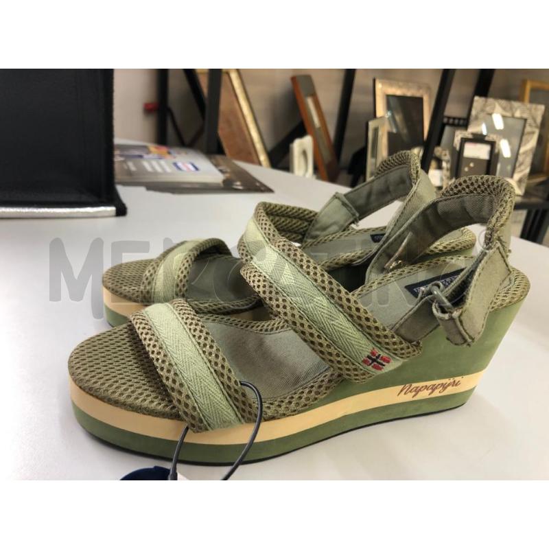 SANDALI DONNA NAPARIJRI VERDE  | Mercatino dell'Usato Avellino 1