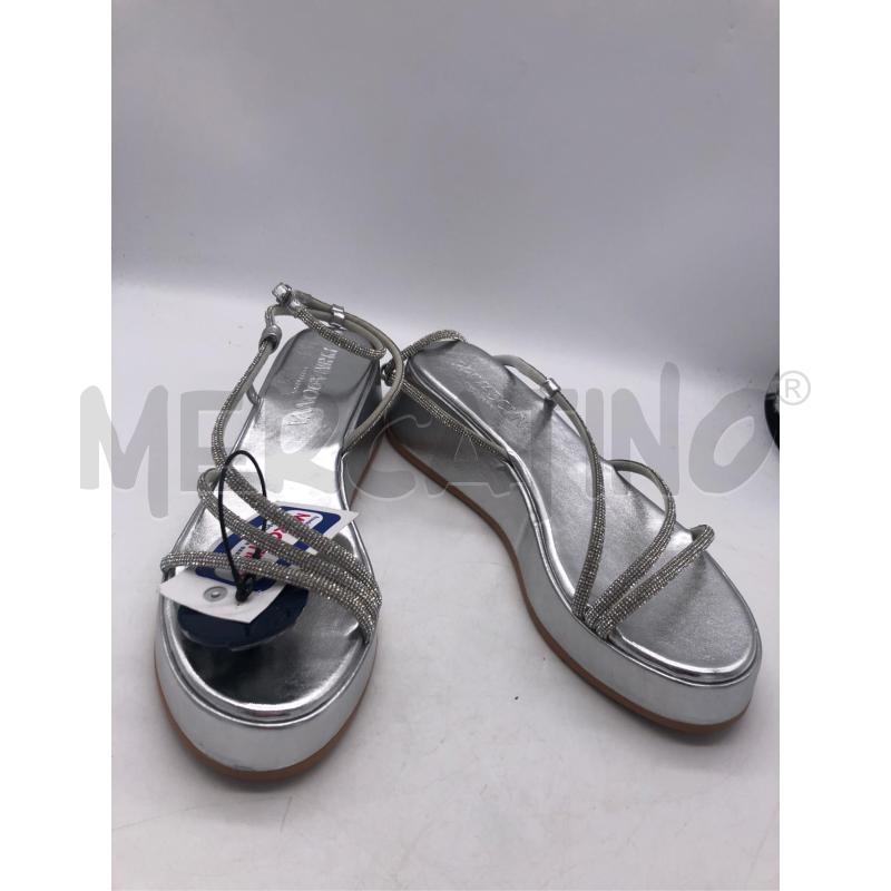 SANDALI DONNA PRIMA DONNA GRIGIO STRASS  | Mercatino dell'Usato Avellino 5