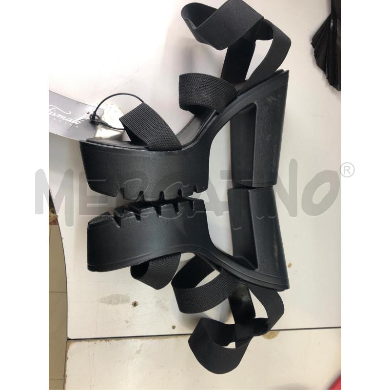 SANDALI DONNA SHELN NERO FASCIA  | Mercatino dell'Usato Avellino 4