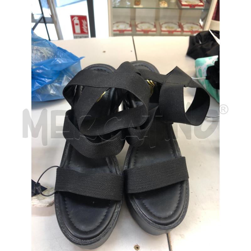 SANDALI DONNA SHELN NERO FASCIA  | Mercatino dell'Usato Avellino 5