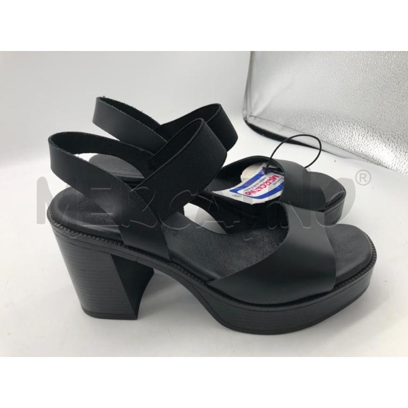 SANDALI DONNA TACCO NERO AD+ | Mercatino dell'Usato Avellino 1