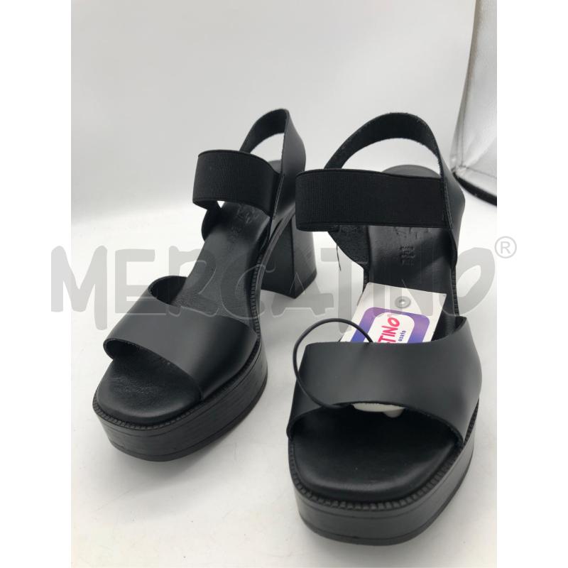 SANDALI DONNA TACCO NERO AD+ | Mercatino dell'Usato Avellino 2