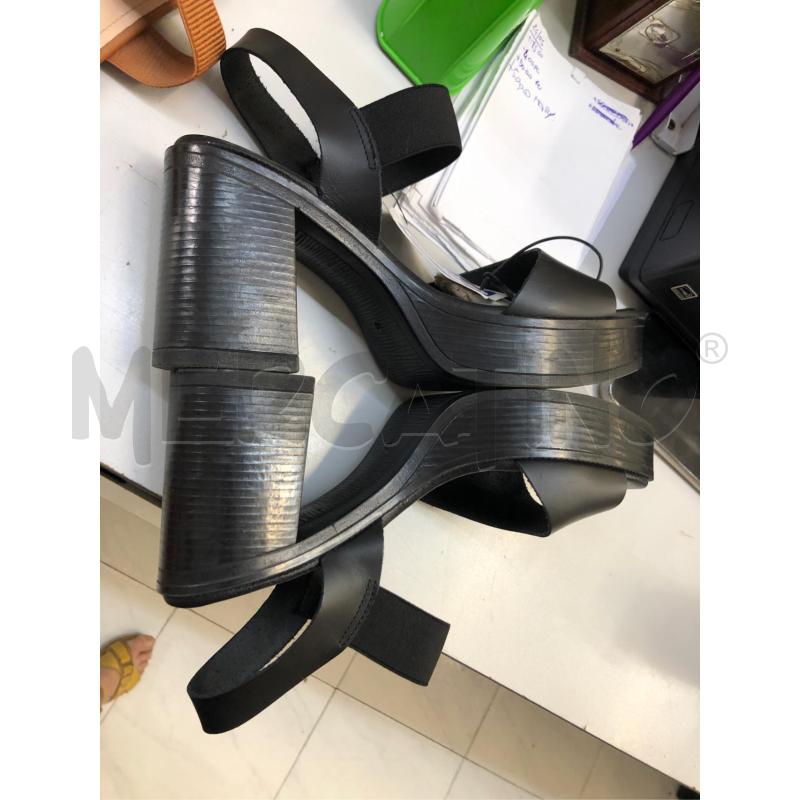 SANDALI DONNA TACCO NERO AD+ | Mercatino dell'Usato Avellino 4