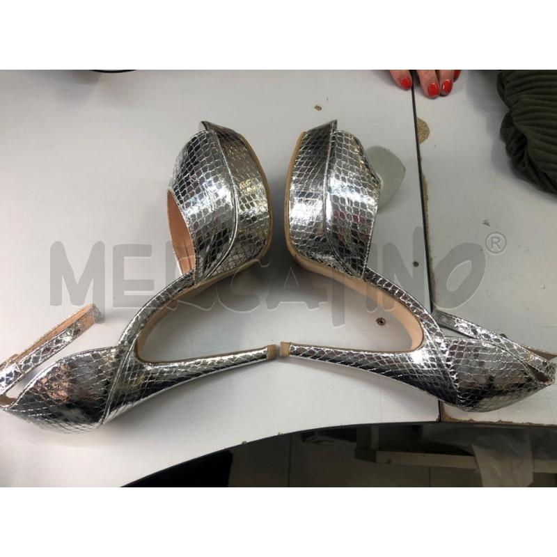 SANDALI D ZEPPA ARGENTAT ROUGE BIJOUX | Mercatino dell'Usato Avellino 5