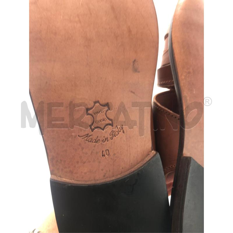 SANDALI UOMO JARA CUOIO BEIGE  | Mercatino dell'Usato Avellino 3