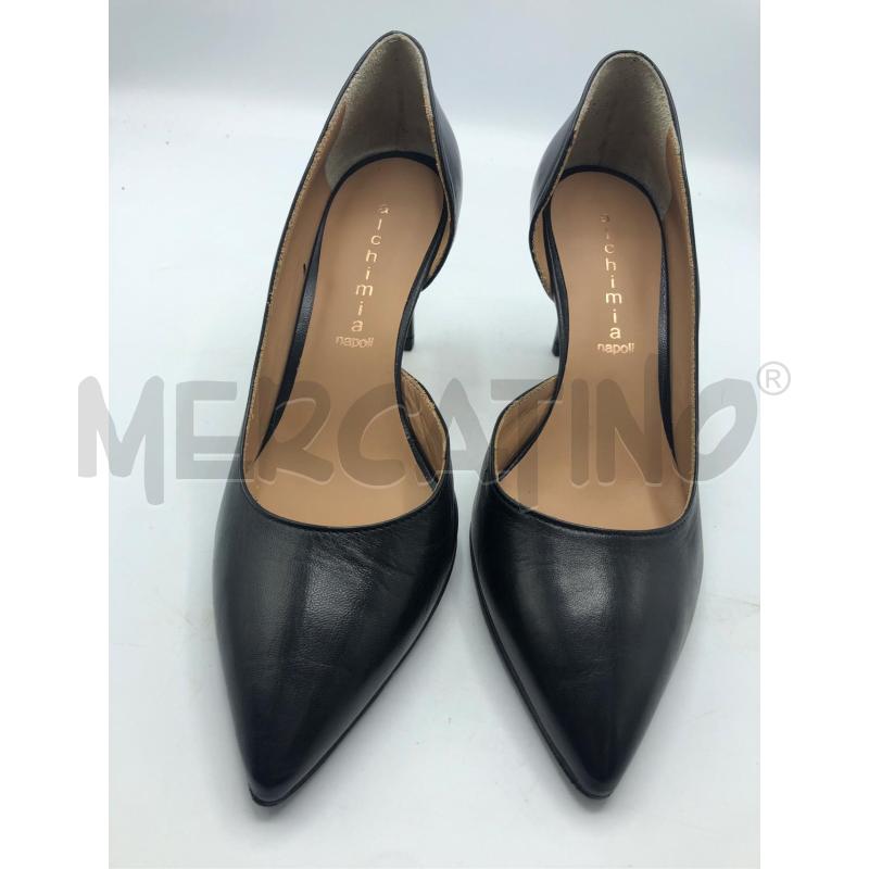SCARPE DONNA AICHIMIA PELLE NERO  | Mercatino dell'Usato Avellino 1