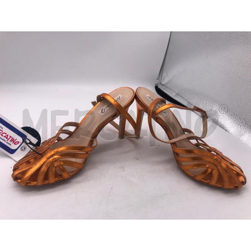SCARPE DONNA ARANCIO MIRANDA  | Mercatino dell'Usato Avellino 2