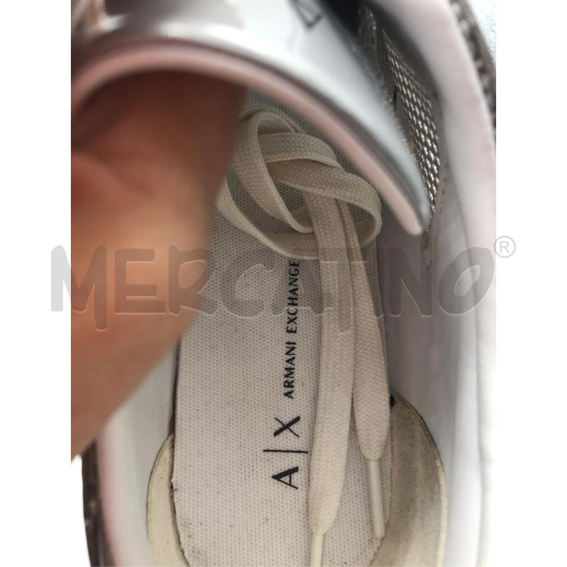 SCARPE DONNA ARMANI EXCHANGE GRIGIO LUCIDO  | Mercatino dell'Usato Avellino 4