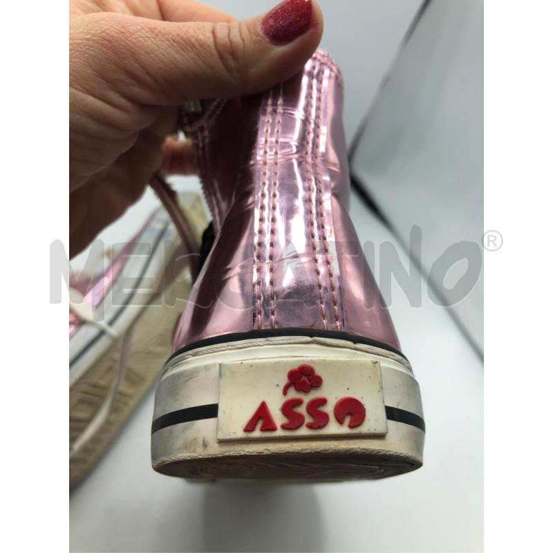SCARPE DONNA ASSO ROSA LUCIDO  | Mercatino dell'Usato Avellino 4