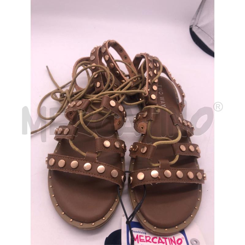 SCARPE DONNA BEIGE BORCHIE TWO WAY  | Mercatino dell'Usato Avellino 1