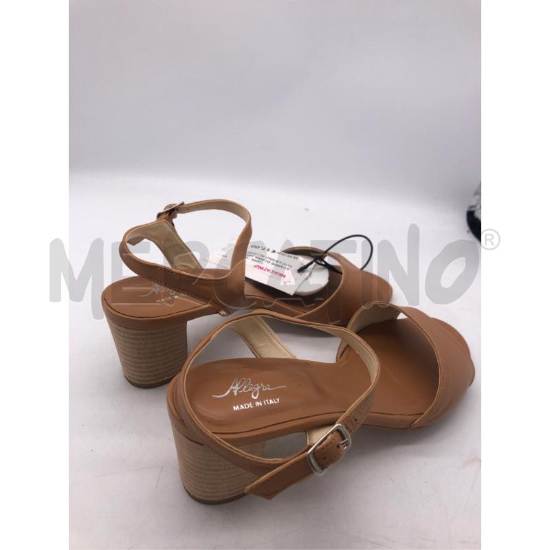 SCARPE DONNA BEIGE TACCO LEGNO ALLEGRA | Mercatino dell'Usato Avellino 3