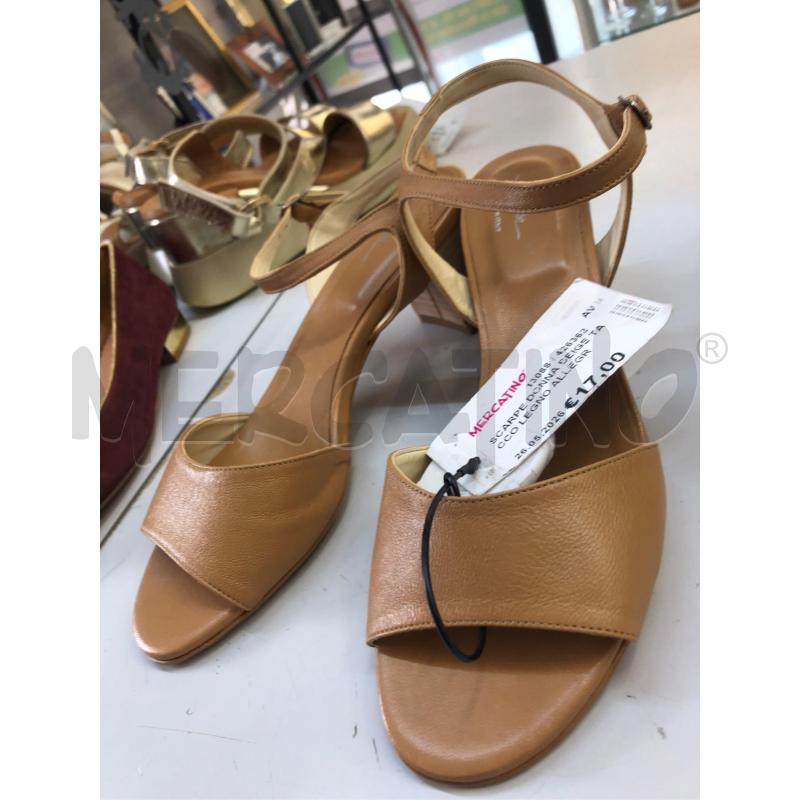 SCARPE DONNA BEIGE TACCO LEGNO ALLEGRA | Mercatino dell'Usato Avellino 5