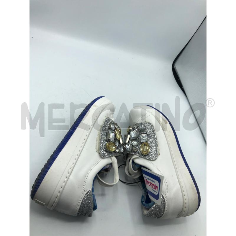 SCARPE DONNA BIANCO BLU STRASS 36 DOR | Mercatino dell'Usato Avellino 5