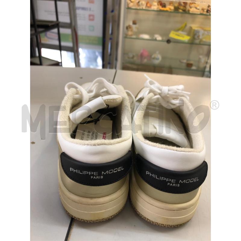 SCARPE DONNA BIANCO DORATO PHILIPE MODEL | Mercatino dell'Usato Avellino 2