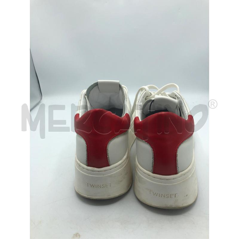SCARPE DONNA BIANCO ROSSO TWINSET  | Mercatino dell'Usato Avellino 3