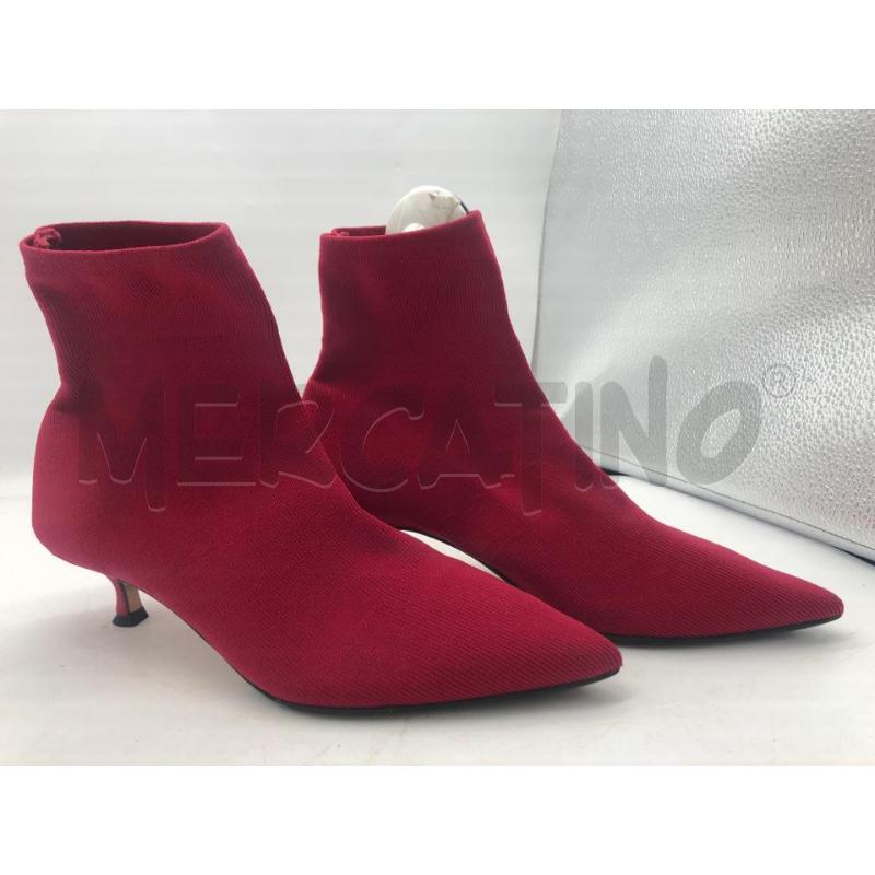 SCARPE DONNA CALZINO ROSSO PUNTA  | Mercatino dell'Usato Avellino 1