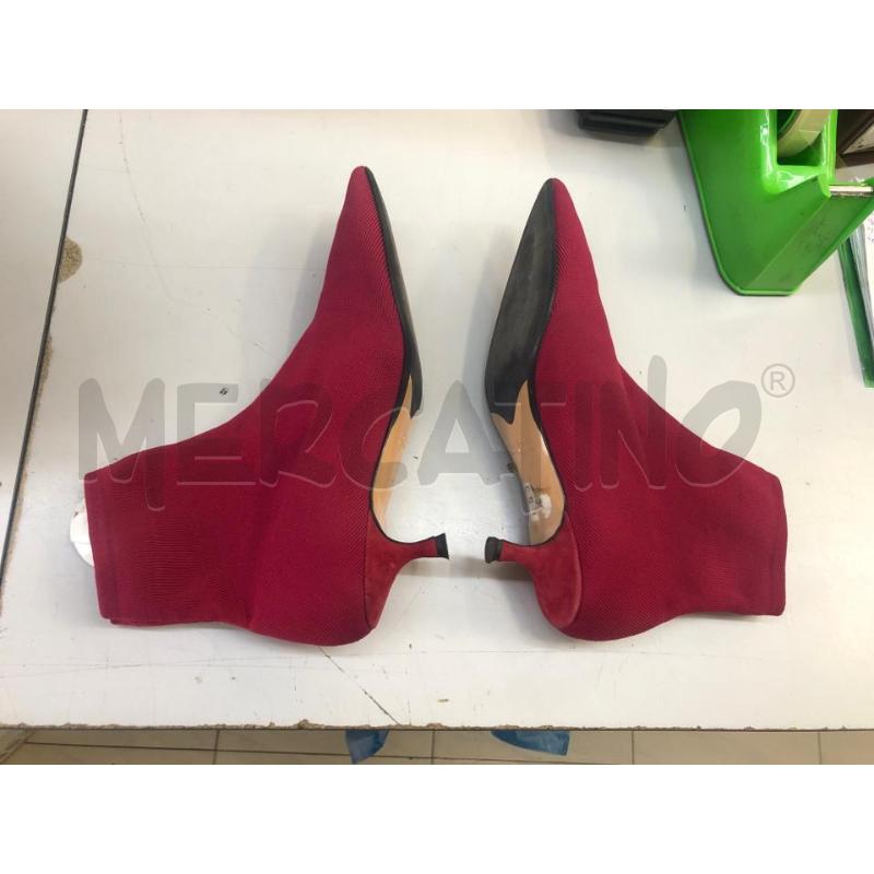 SCARPE DONNA CALZINO ROSSO PUNTA  | Mercatino dell'Usato Avellino 3