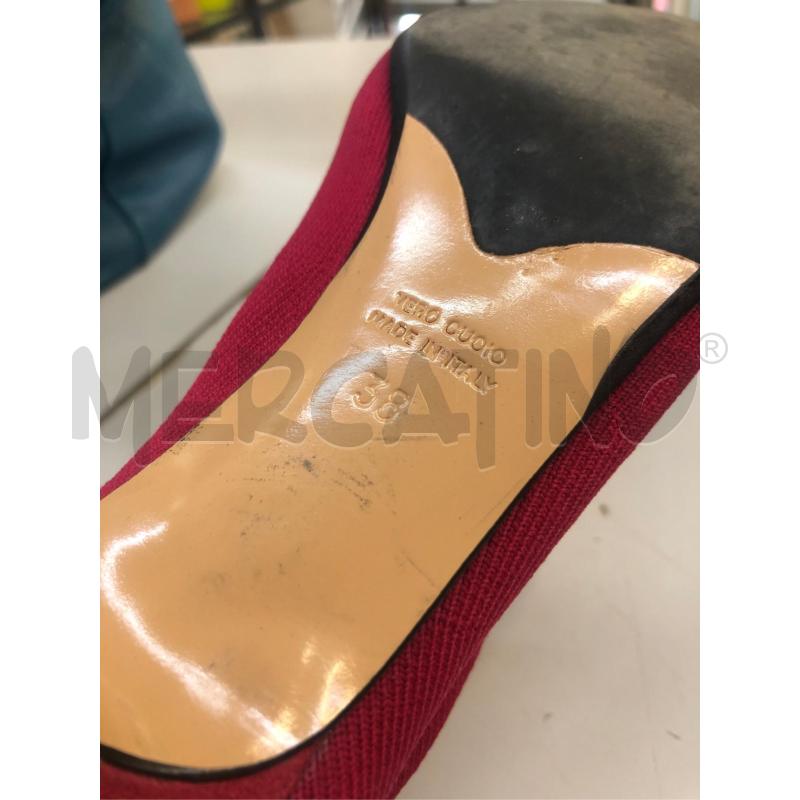 SCARPE DONNA CALZINO ROSSO PUNTA  | Mercatino dell'Usato Avellino 4