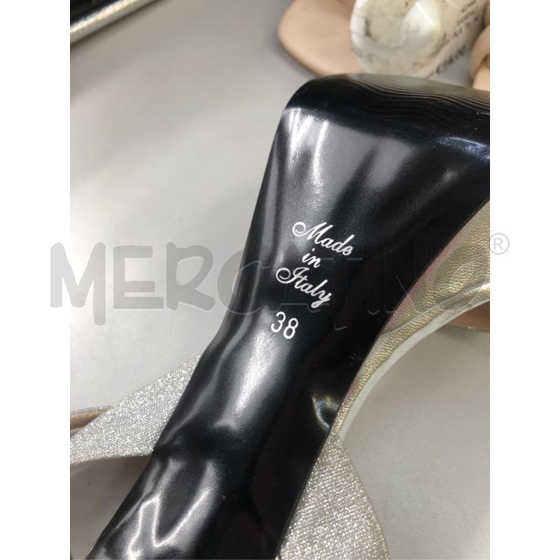SCARPE DONNA CERIM ARG 2FASCE GLITTER CARMEN  | Mercatino dell'Usato Avellino 4