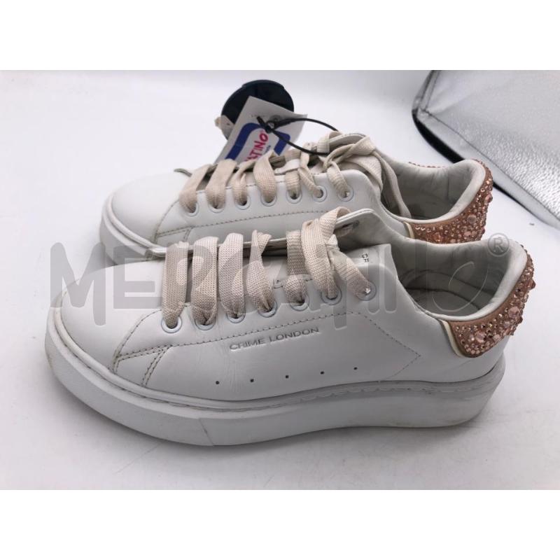 SCARPE DONNA CRIME LONDON BIANCO STRASS  | Mercatino dell'Usato Avellino 3