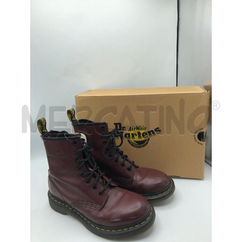 SCARPE DONNA DR MARTENS BORDEAUX  | Mercatino dell'Usato Avellino 1