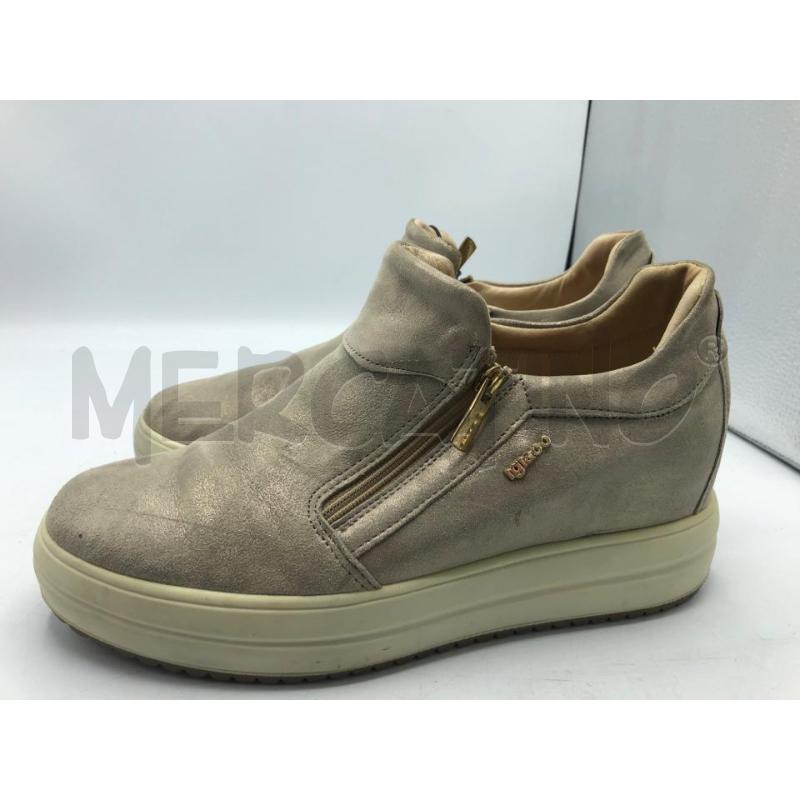 SCARPE DONNA IGI &CO DORATE ZIP  | Mercatino dell'Usato Avellino 1